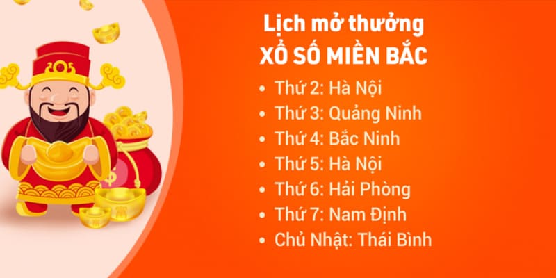 Lịch quay thưởng mỗi ngày 