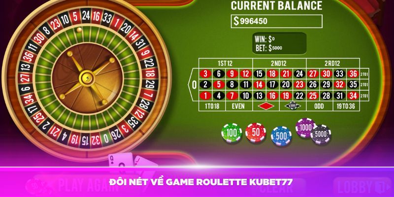 Giới thiệu đôi nét về game Roulette Kubet77